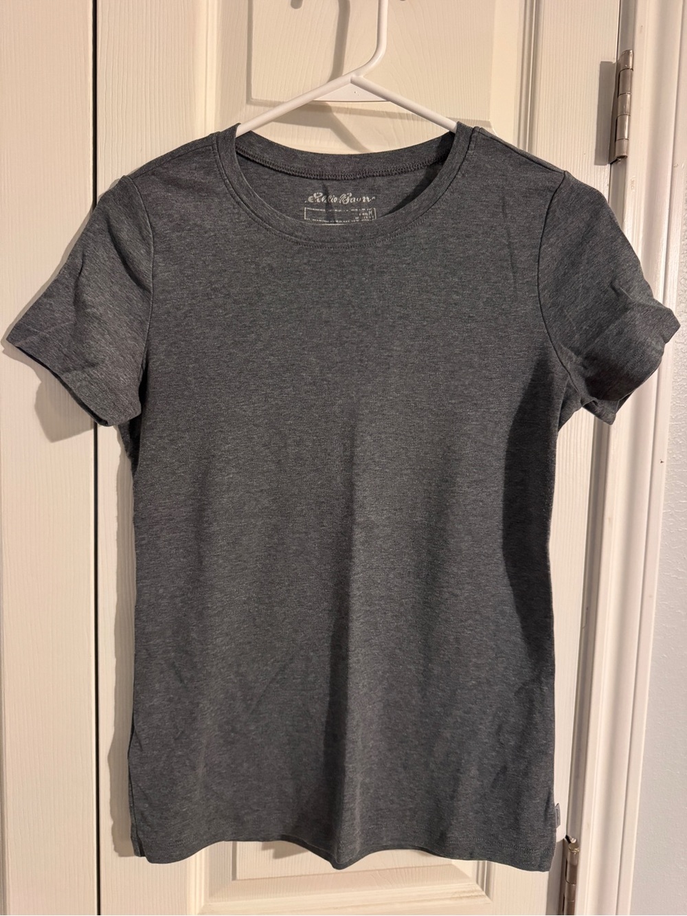 Eddie Bauer Women's Short Sleeve Crewneck Tee - Charcoal